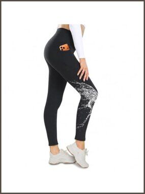 Fleece Lined Thermal Leggings High Waist Butt Lifting Winter Pants